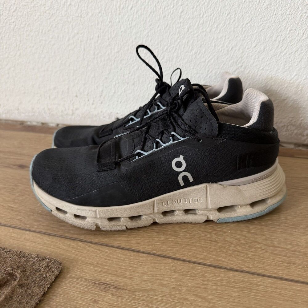 On CLoud Cloudnova Form 2 Womens Shoes Sz 8 Running Athletic Black Blue